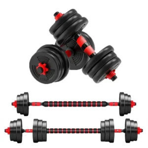 Adjustable Dumbbell to Barbell Home Gym Set