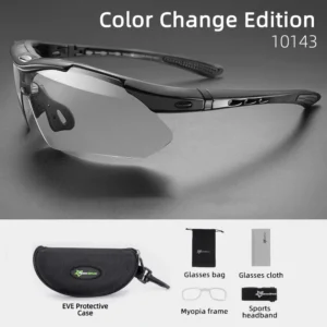 ROCKBROS Photochromic UV400 Cycling Sports Glasses