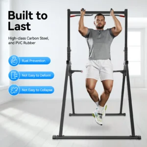 Adjustable Power Tower Pull-Up and Dip Station