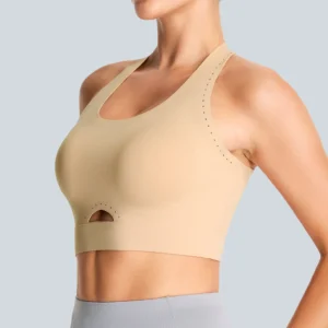 THE GYM PEOPLE Women's Wireless Crossback Sports Bra